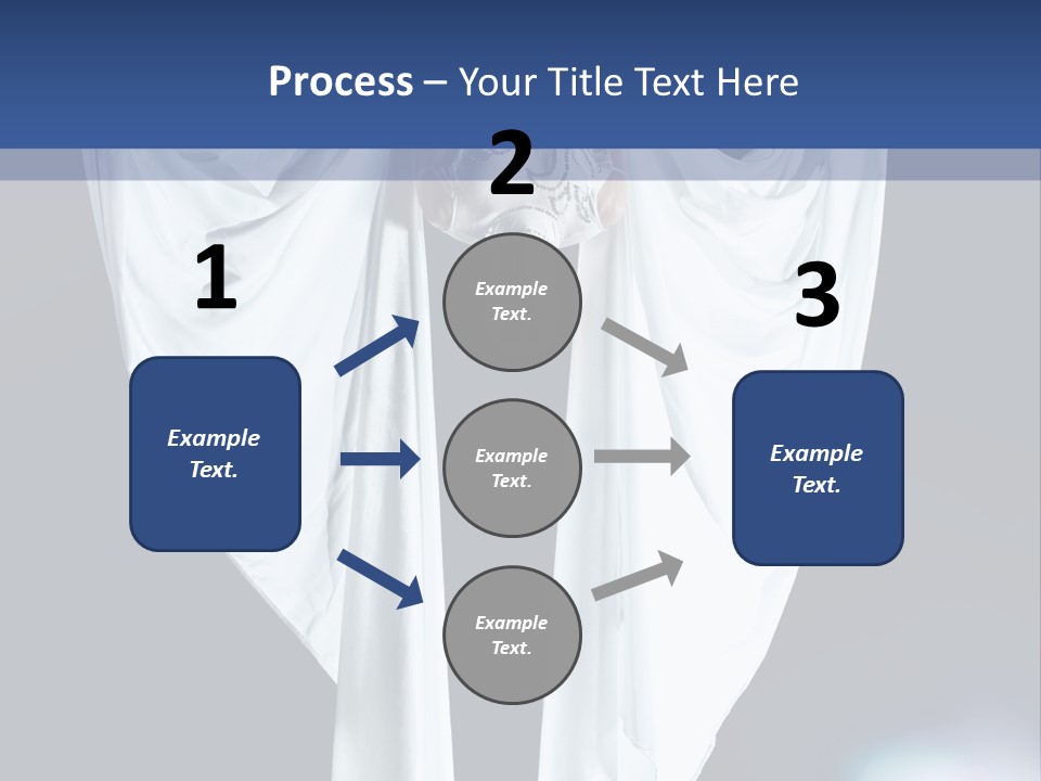 Aerialist Circus White PowerPoint Template