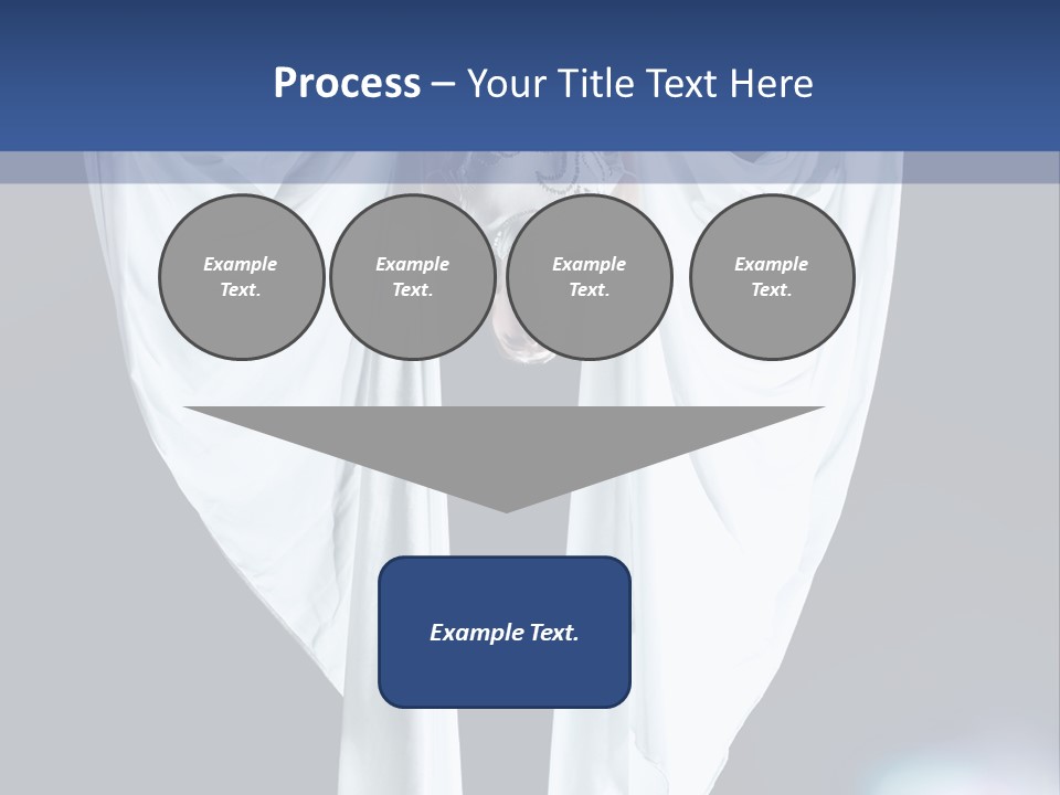 Aerialist Circus White PowerPoint Template