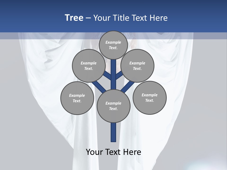 Aerialist Circus White PowerPoint Template