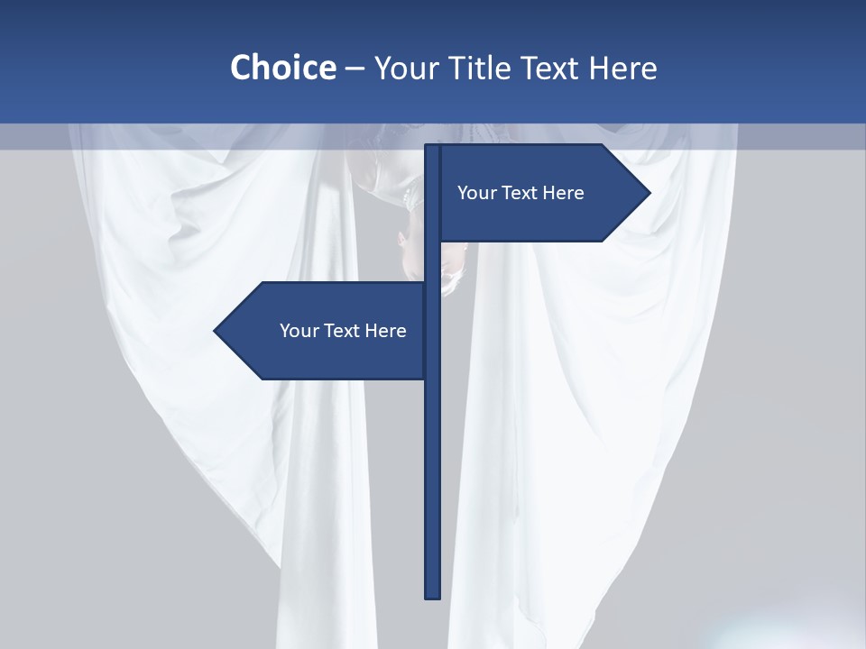 Aerialist Circus White PowerPoint Template