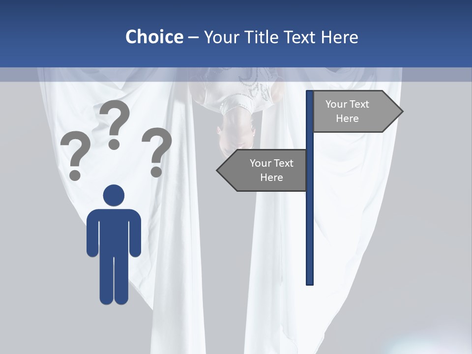 Aerialist Circus White PowerPoint Template