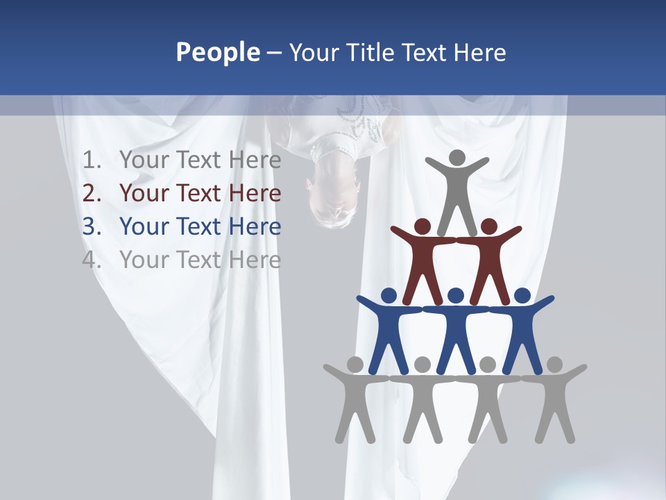 Aerialist Circus White PowerPoint Template