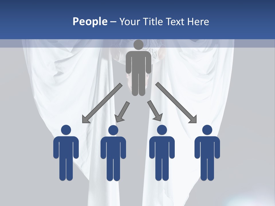 Aerialist Circus White PowerPoint Template