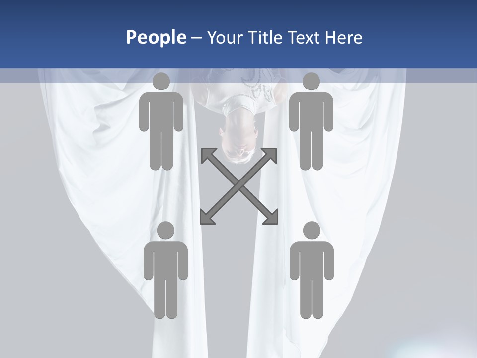 Aerialist Circus White PowerPoint Template