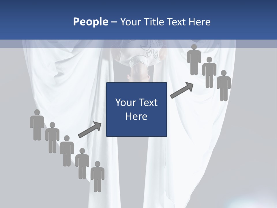 Aerialist Circus White PowerPoint Template