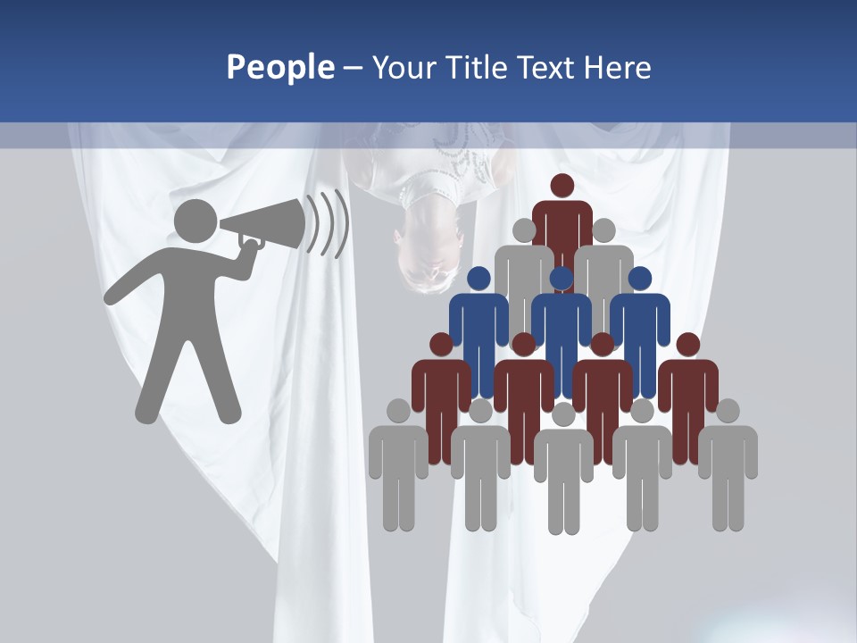 Aerialist Circus White PowerPoint Template