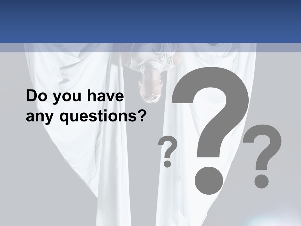 Aerialist Circus White PowerPoint Template