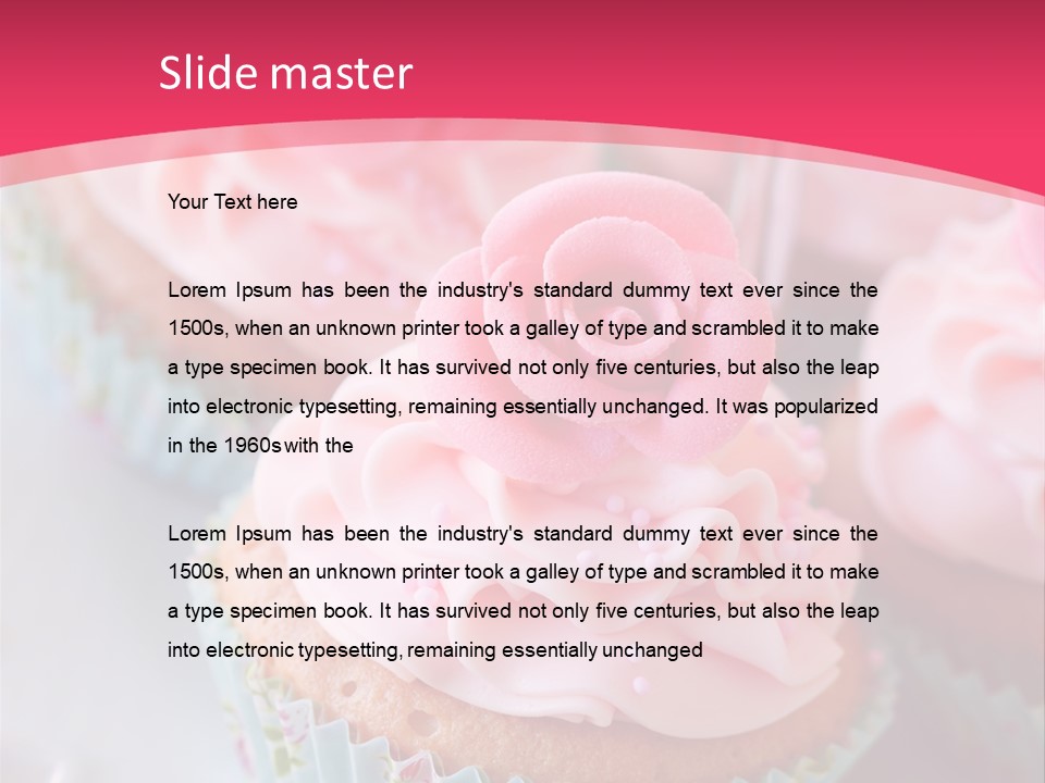 Sweet Assortment Sugarcraft PowerPoint Template