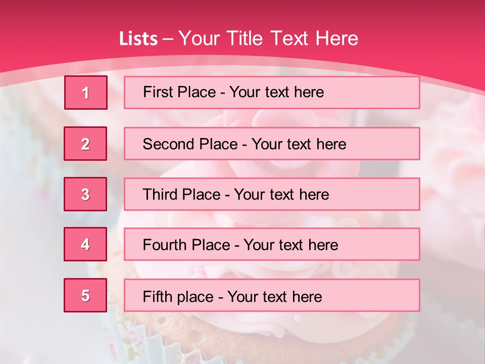 Sweet Assortment Sugarcraft PowerPoint Template