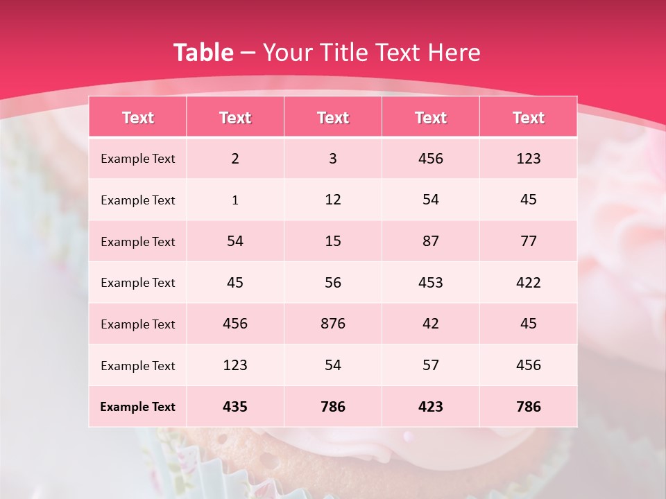 Sweet Assortment Sugarcraft PowerPoint Template
