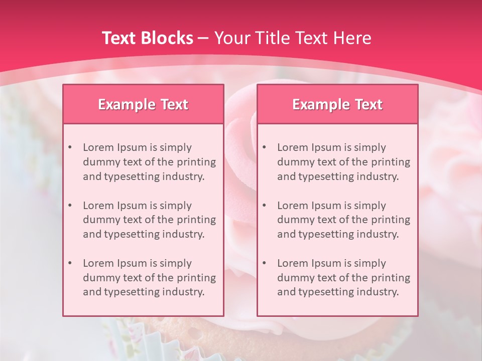 Sweet Assortment Sugarcraft PowerPoint Template