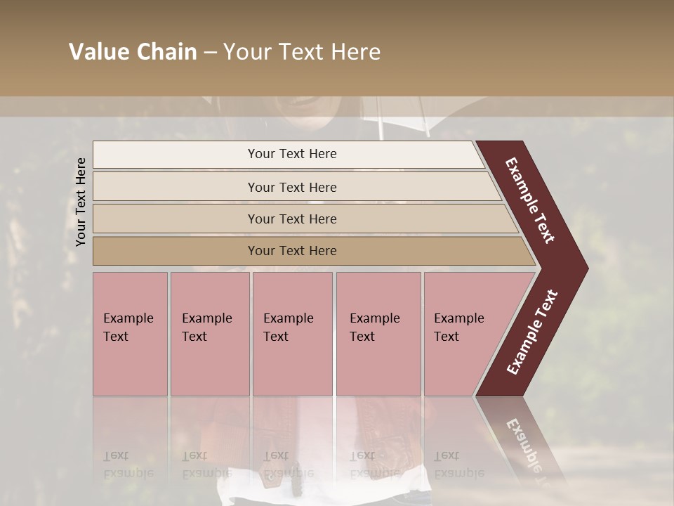 Adult Teenage Girls Park PowerPoint Template