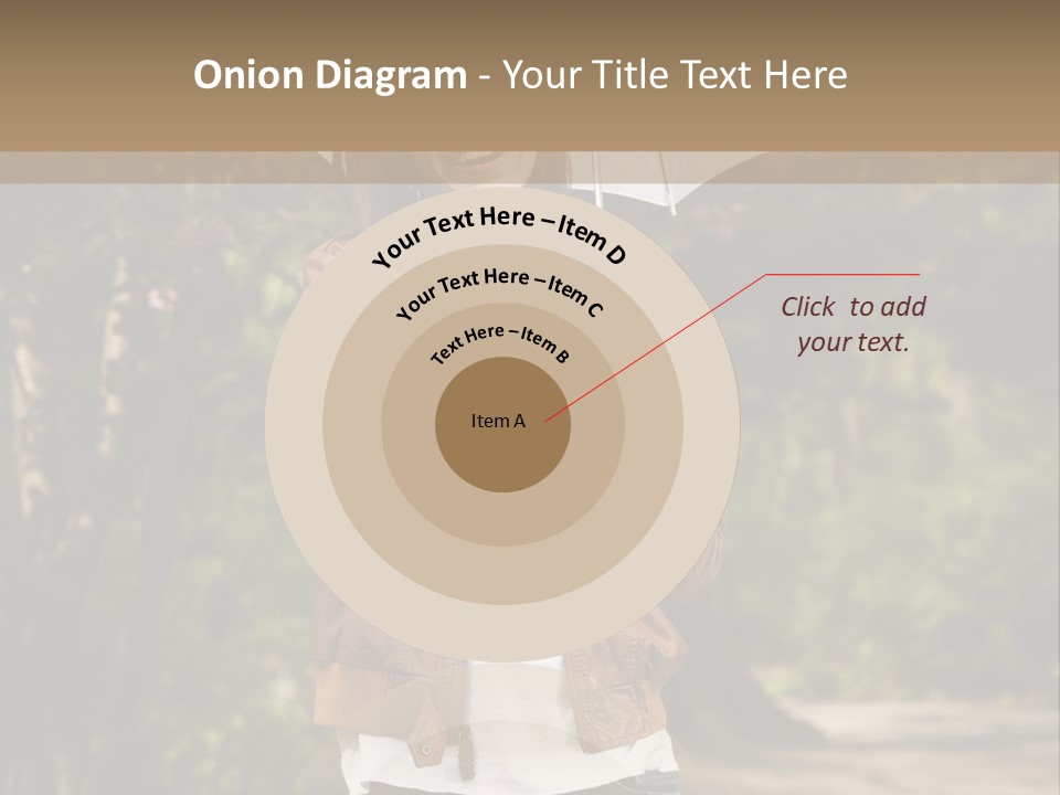 Adult Teenage Girls Park PowerPoint Template