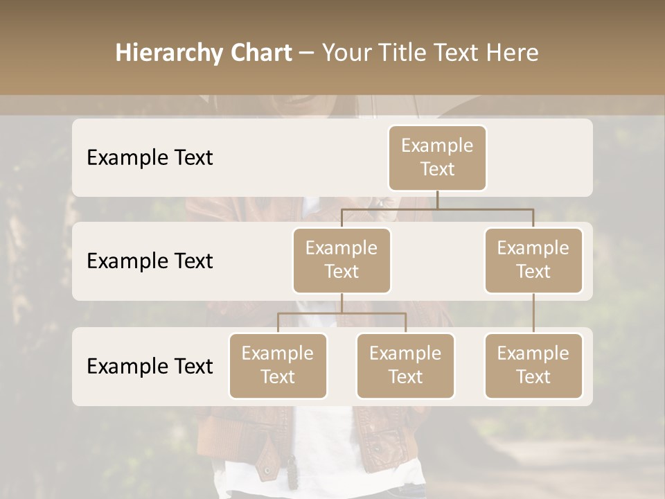 Adult Teenage Girls Park PowerPoint Template