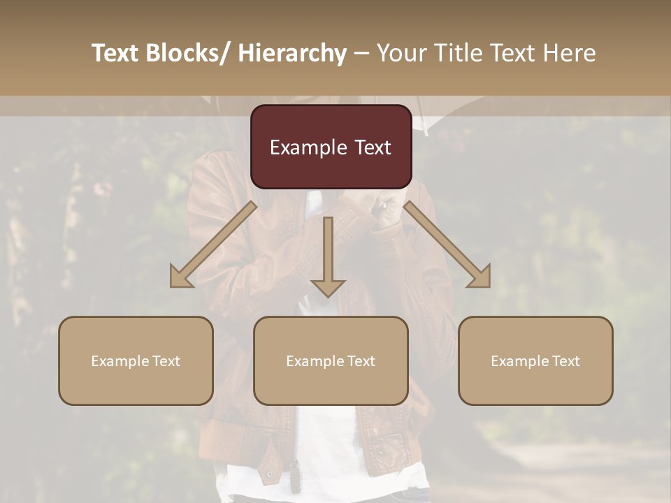 Adult Teenage Girls Park PowerPoint Template