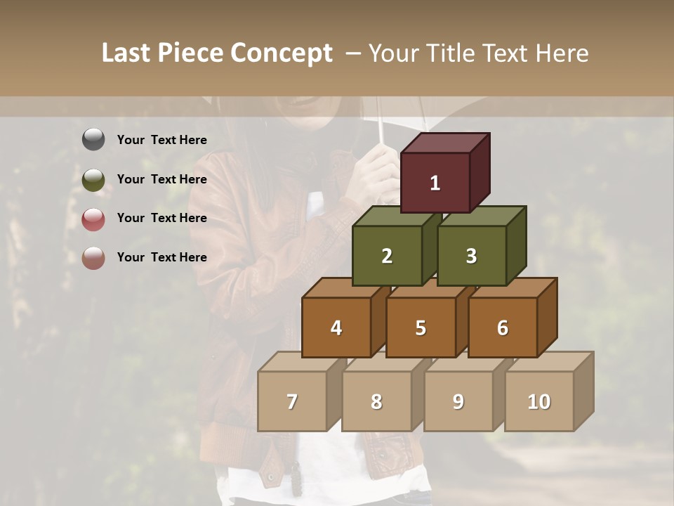 Adult Teenage Girls Park PowerPoint Template