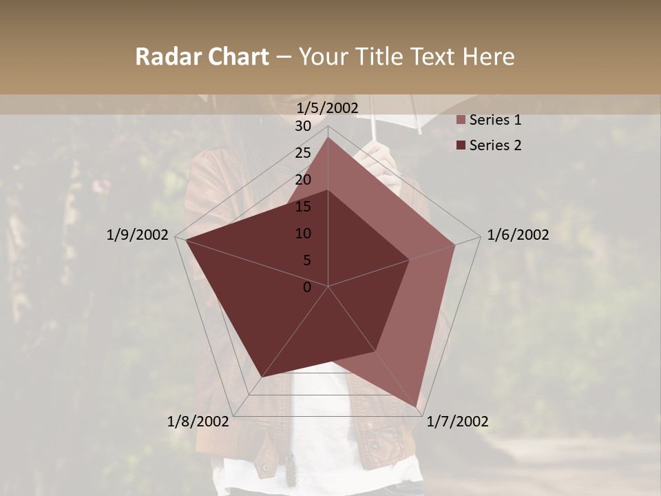 Adult Teenage Girls Park PowerPoint Template