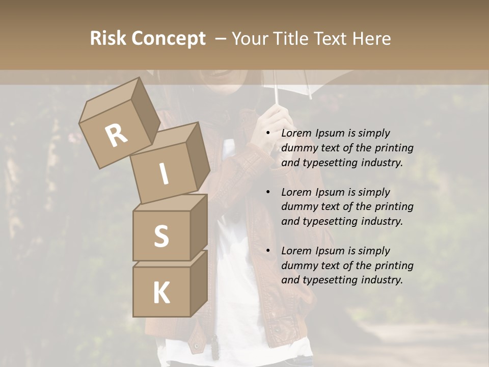 Adult Teenage Girls Park PowerPoint Template