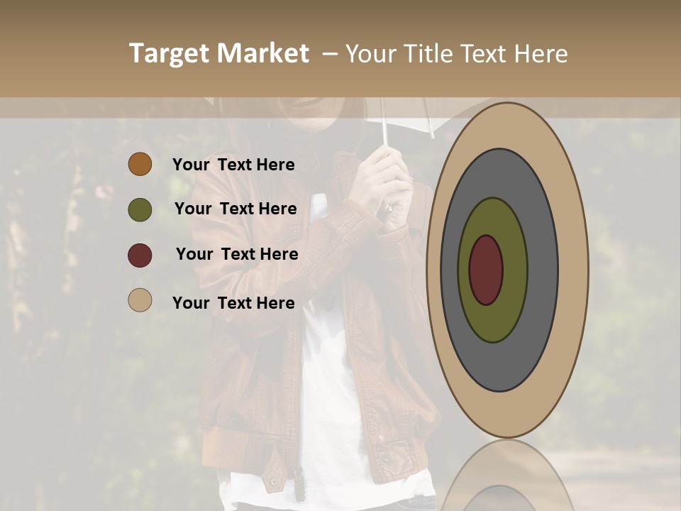 Adult Teenage Girls Park PowerPoint Template