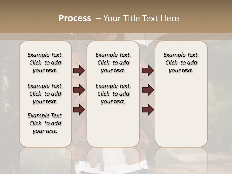 Adult Teenage Girls Park PowerPoint Template