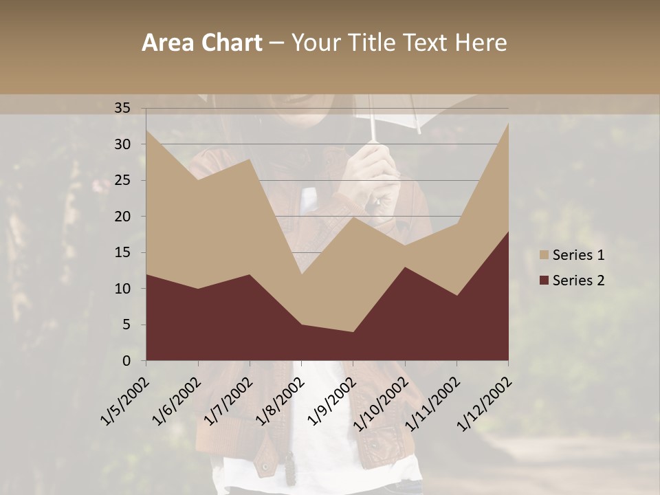 Adult Teenage Girls Park PowerPoint Template
