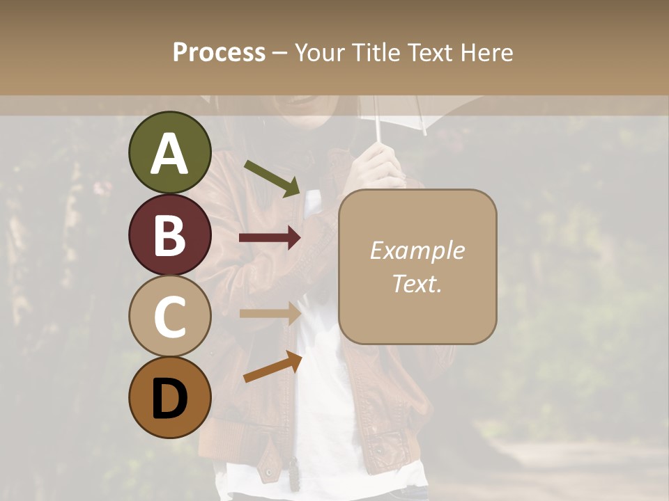 Adult Teenage Girls Park PowerPoint Template