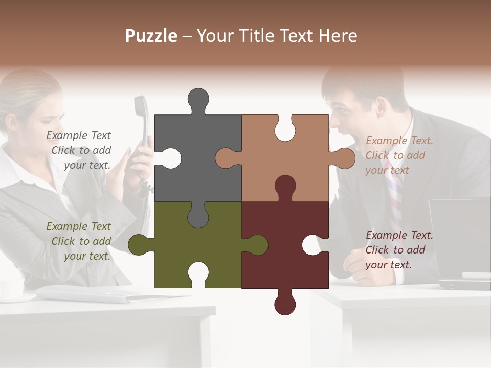 Man People Portrait PowerPoint Template