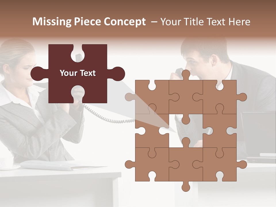 Man People Portrait PowerPoint Template