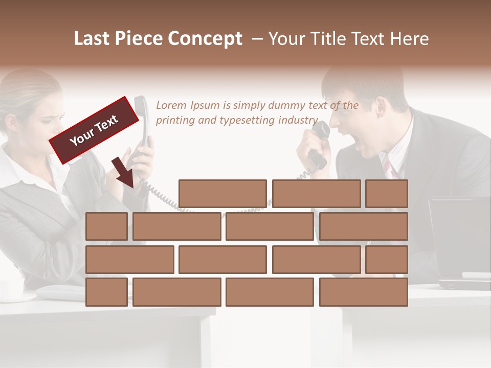 Man People Portrait PowerPoint Template