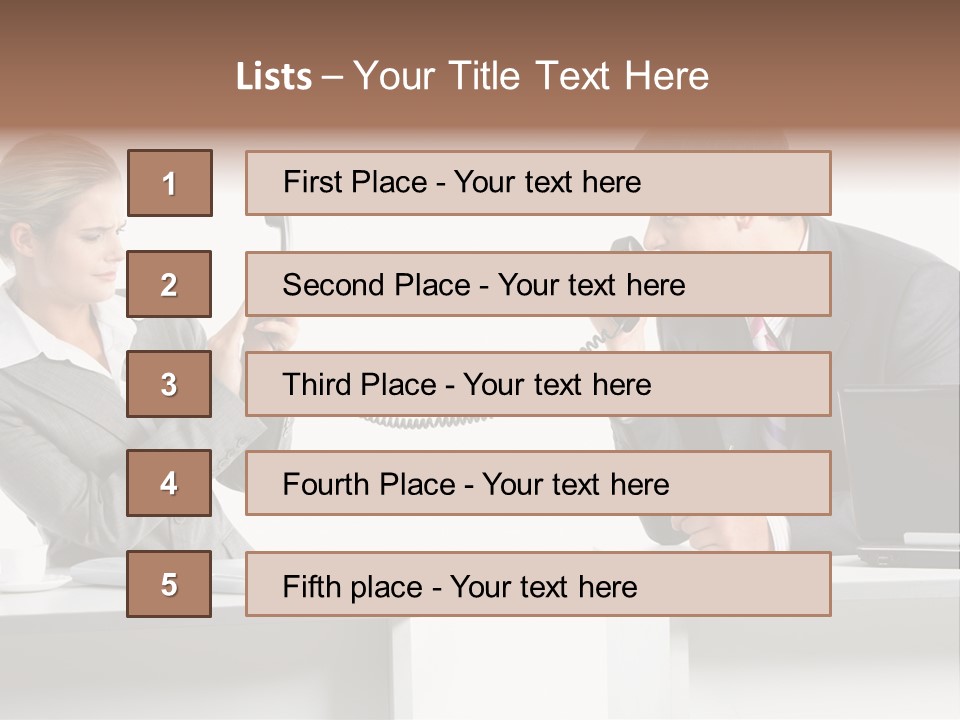 Man People Portrait PowerPoint Template
