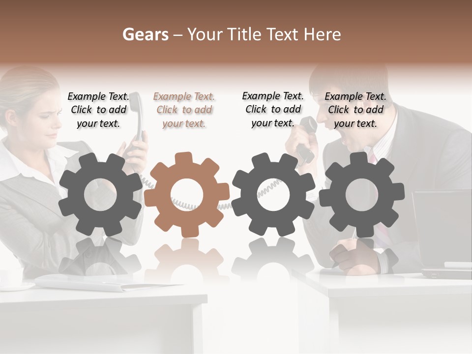 Man People Portrait PowerPoint Template