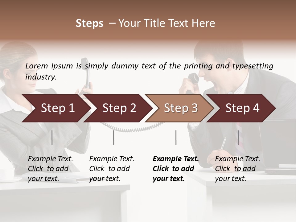 Man People Portrait PowerPoint Template