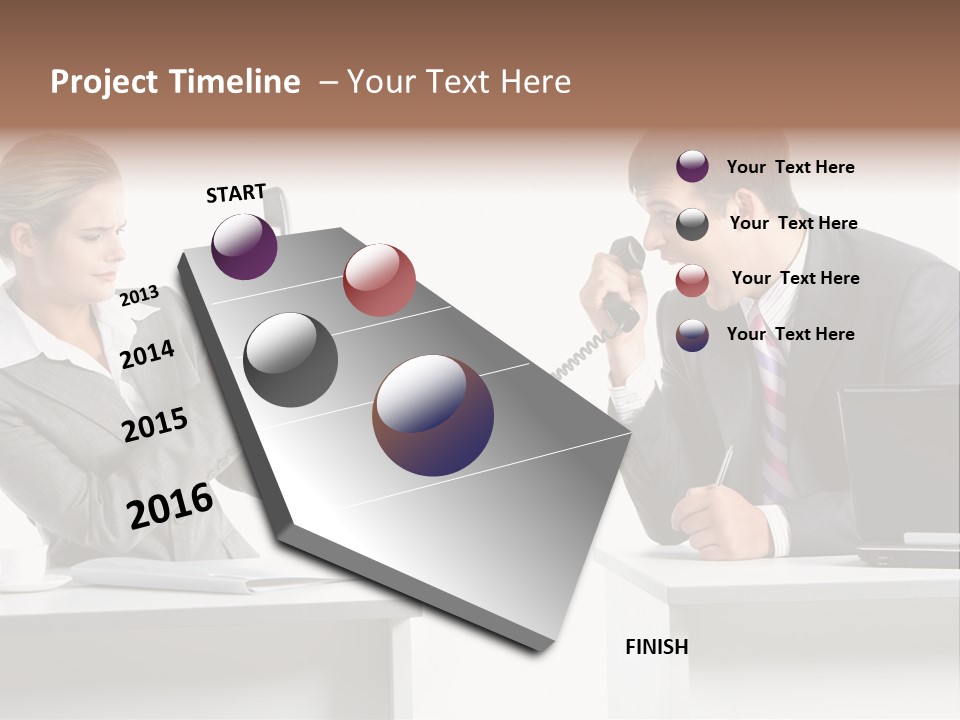 Man People Portrait PowerPoint Template