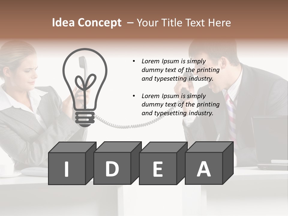 Man People Portrait PowerPoint Template