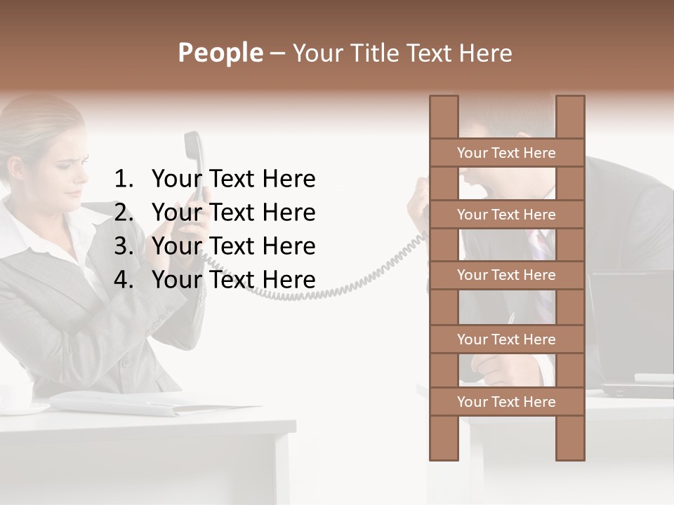 Man People Portrait PowerPoint Template