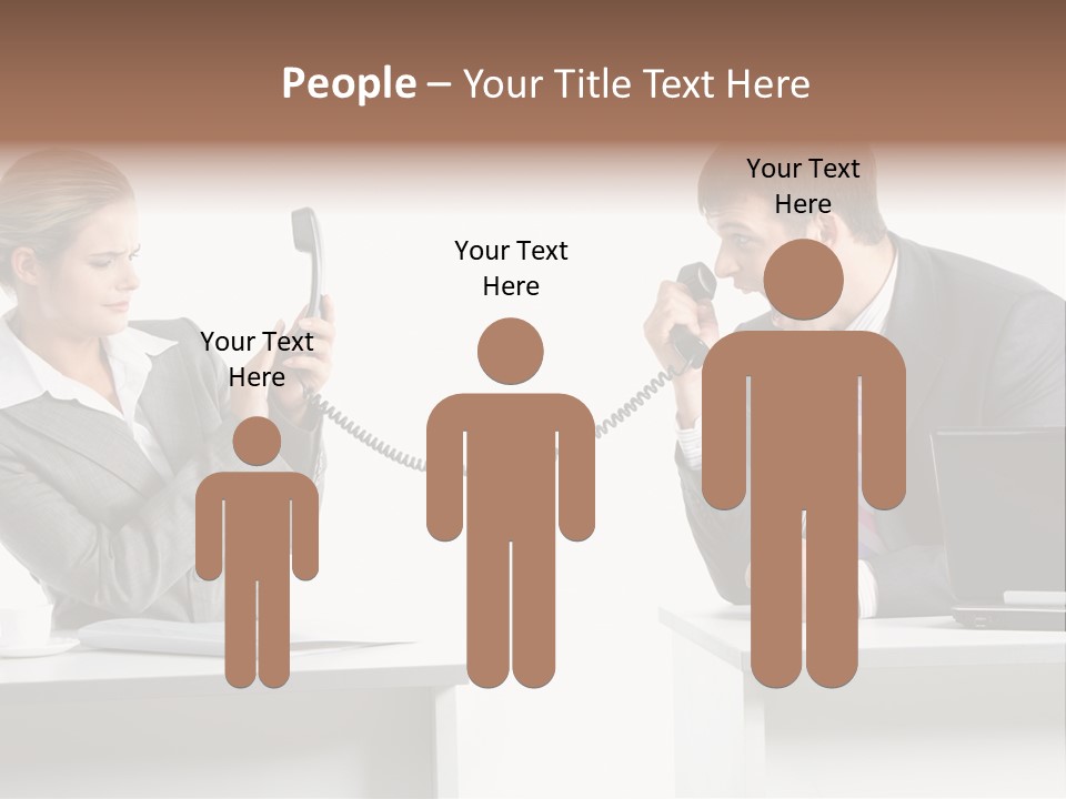 Man People Portrait PowerPoint Template