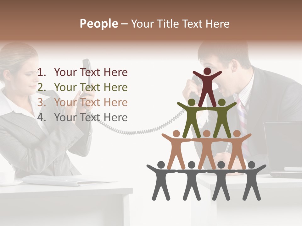 Man People Portrait PowerPoint Template