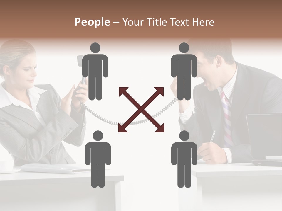 Man People Portrait PowerPoint Template