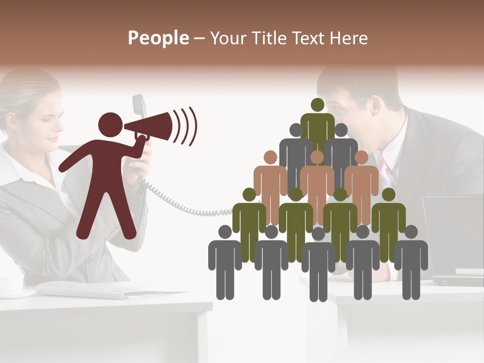 Man People Portrait PowerPoint Template