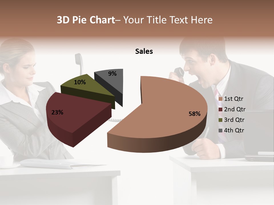 Man People Portrait PowerPoint Template