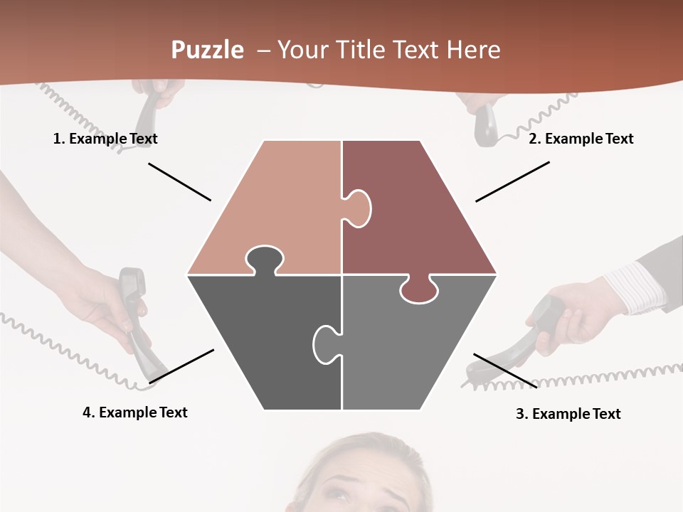 Receiver Pretty Hide PowerPoint Template