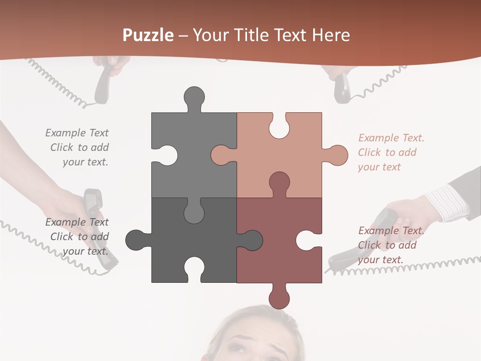 Receiver Pretty Hide PowerPoint Template