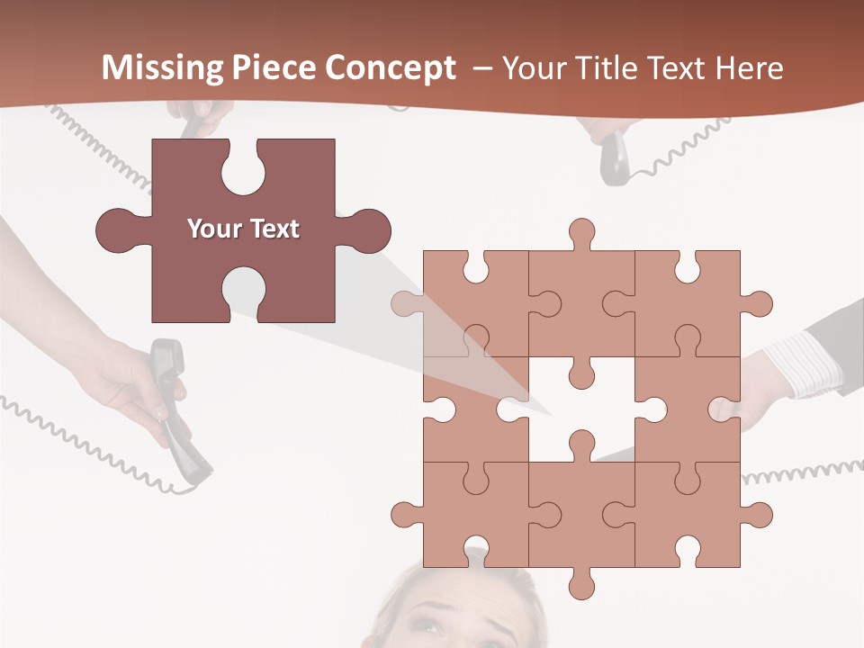 Receiver Pretty Hide PowerPoint Template