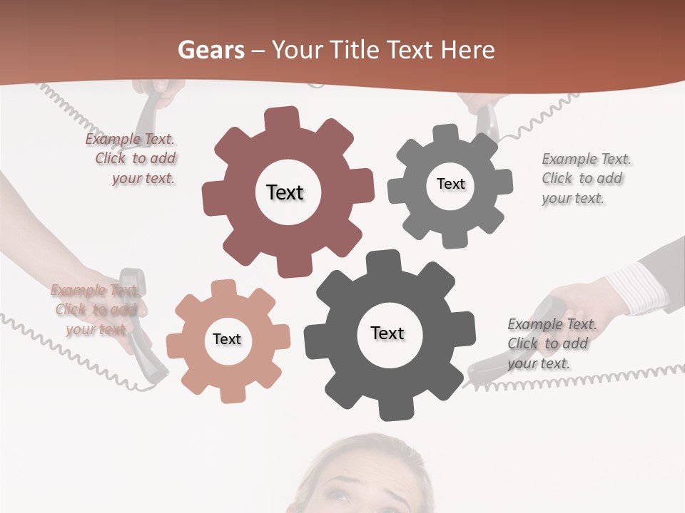 Receiver Pretty Hide PowerPoint Template