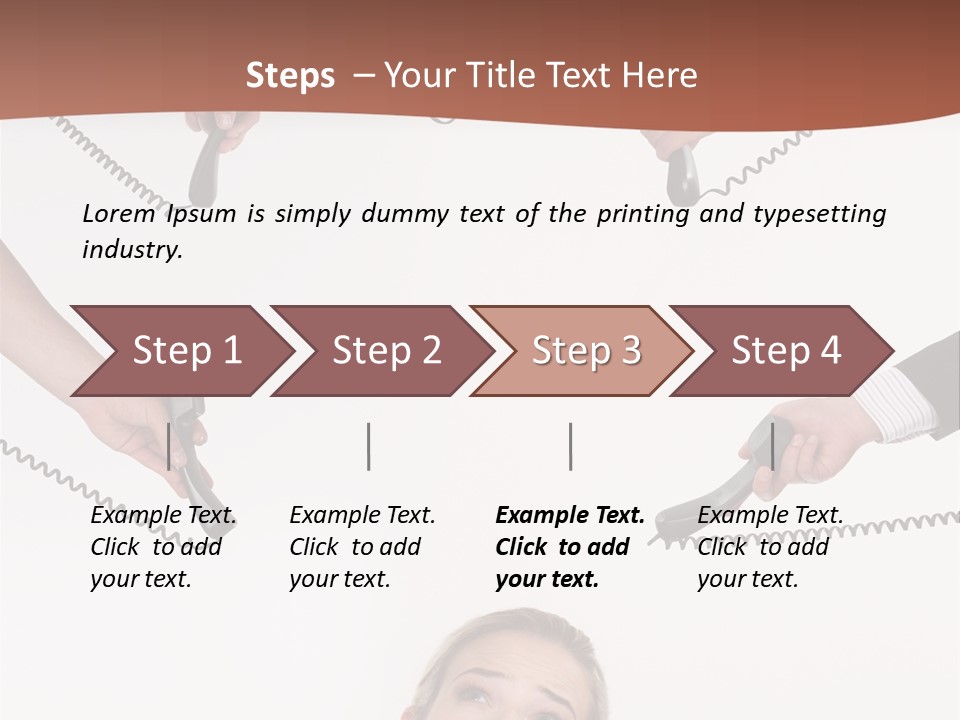 Receiver Pretty Hide PowerPoint Template
