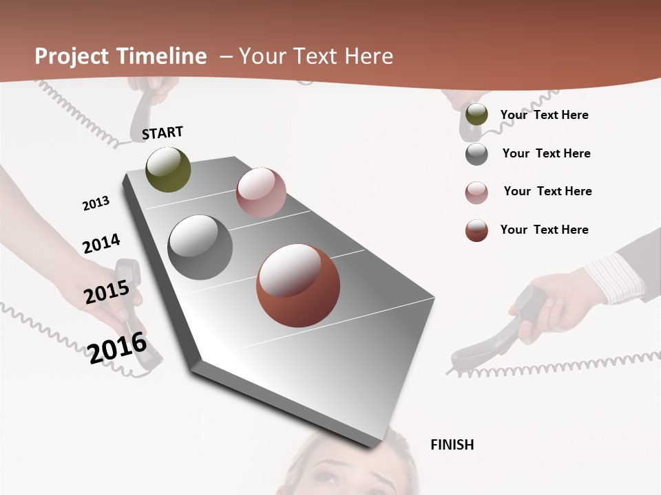 Receiver Pretty Hide PowerPoint Template