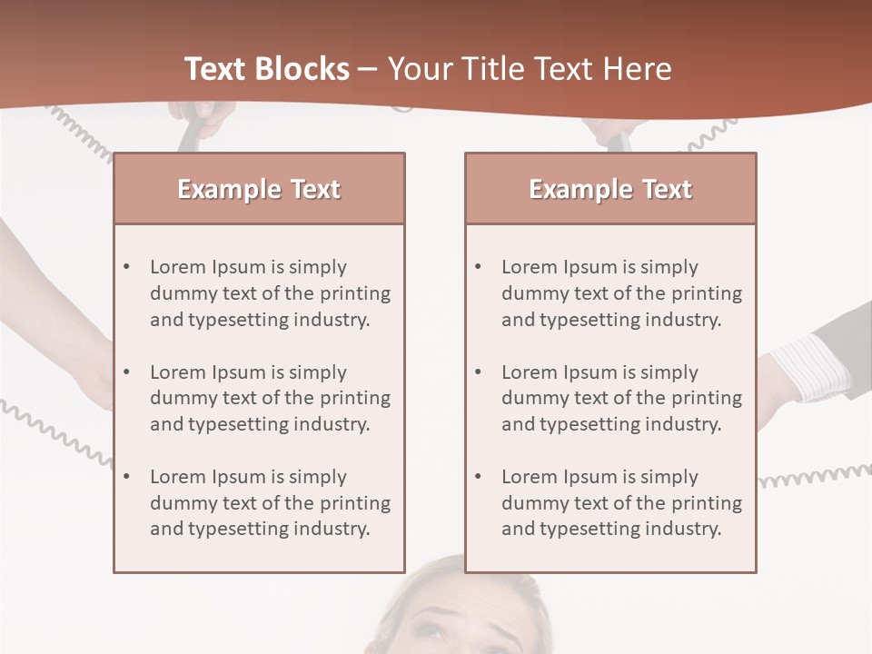 Receiver Pretty Hide PowerPoint Template