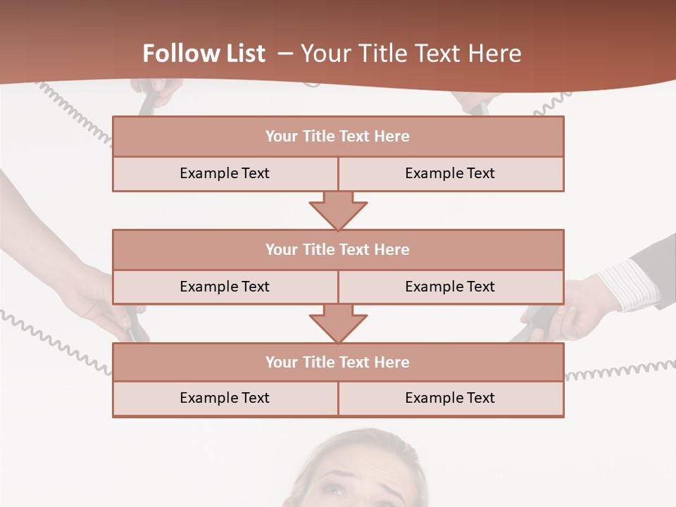 Receiver Pretty Hide PowerPoint Template