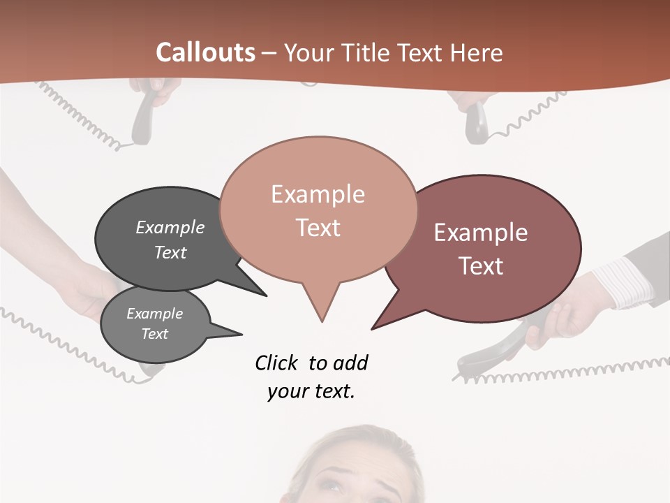 Receiver Pretty Hide PowerPoint Template