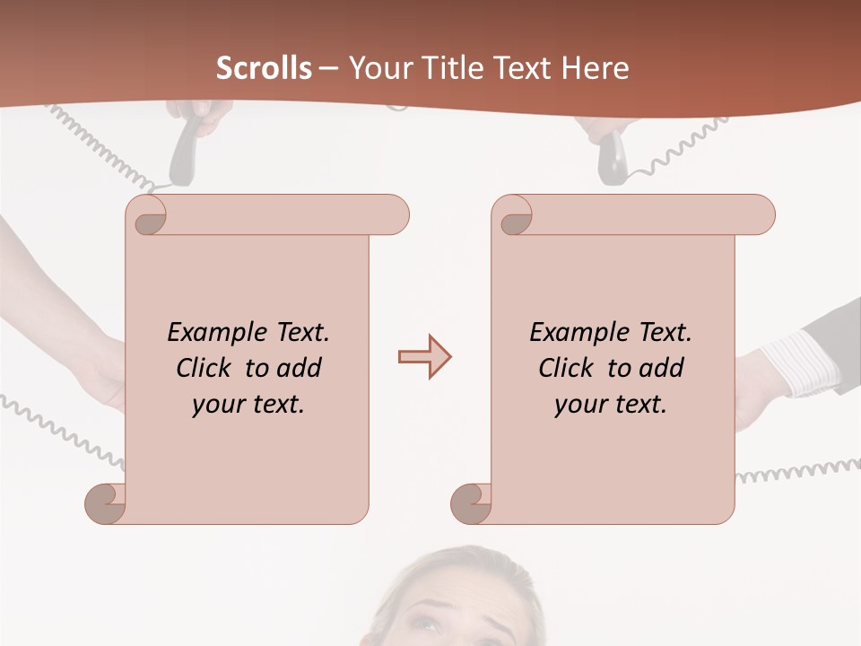 Receiver Pretty Hide PowerPoint Template